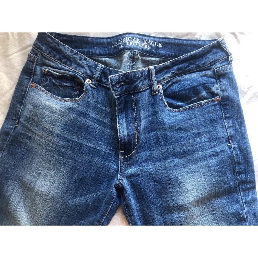 American Eagle Skinny Stretch Jeans Size 12 Long